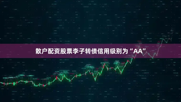 散户配资股票李子转债信用级别为“AA”